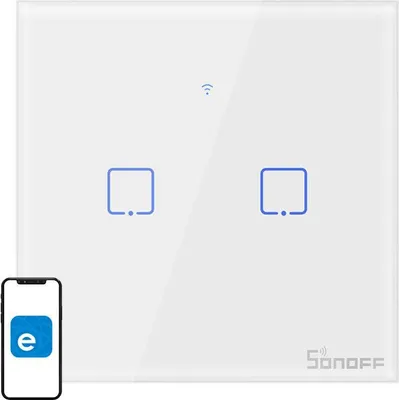 Obrázek produktu pro Smart Switch WiFi Sonoff T0 EU TX (2-channel)