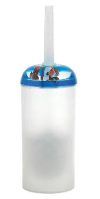 Image de Aqualine Pyxis - Brosse WC Nemo, blanc/bleu PY3389