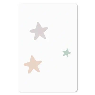 Produktbild von MuchoWow® Mauspad Mousepad Sterne - Pastell - Mädchen - Jungen - Kinder 40x60 cm - Mousepads - Maus Mat - Pad - Mausunterlage - Schreibtisch Accesoire