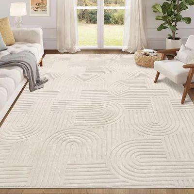 Produktbild von Weiches Hochflor-Teppich für Wohnzimmer und Schlafzimmer