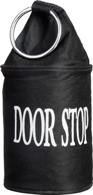 Produktbild von Esschert Design Türstopper Schwarz mit weißem Aufdruck Door Stop