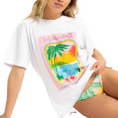 Produktbild von Roxy Atlas Hangloose Bright White Hawaii XS