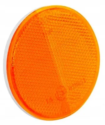 Obrázek produktu pro DBautomotive, kulaté reflektory, průměr 75 mm, oranžové, s páskou