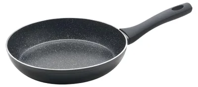 Schmiedeeisen-Pfanne 24 cm, Granit-Effekt, antihaftbeschichtet