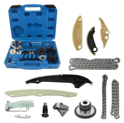 Image de Kit d'outils pour la chaîne de distribution 1.8 2.0 TSI - Outil de réglage moteur - Moteurs essence 2008-2014 - Blocage des arbres à cames et du vilebrequin