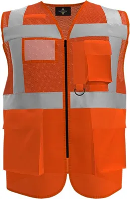 Produktbild von Korntex KXEXQ | Multifunkitons-Warnweste Mesh Multifunction Vest - Farbe: Signal Orange - Größe: XL