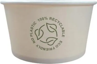 Immagine prodotto di Ciotola di carta, dispersione bianca, 350 ml diametro 115 mm, 50 pezzi.