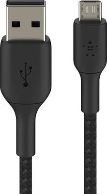Immagine prodotto di Belkin Cavo micro USB con guaina da 1 m nero CAB007bt1MBK