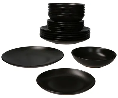 Immagine prodotto di set di piatti da 18 pezzi Panther black 6 persone