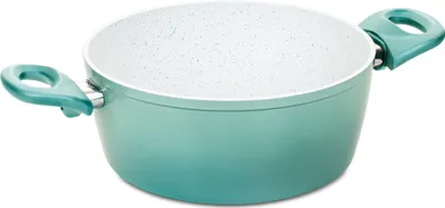 Produktbild von Genius Cerafit Revolution Kochtopf 22 CM 2-tlg., Keramik antihaftbeschichtet, Fleisch Braten Topf mit Glasdeckel PFAS frei, Thermo Speed