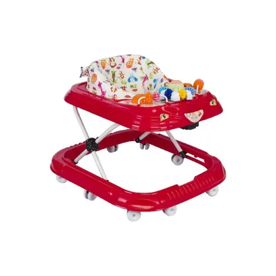 Produktbild von Baby Gehwagen Gehfrei Lauflernwagen Babywalker Lauflernhilfe Alpina, Farbe:Rot