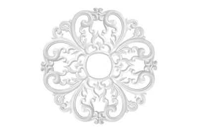 Produktbild von Wandornament | 4er Set | vorgrundiertes schlagfestes Polyurethane | Bild | Klassisch | Verzierung | weiß | Polyurethan| Hexim Perfect | 241 x 400 mm | K4044