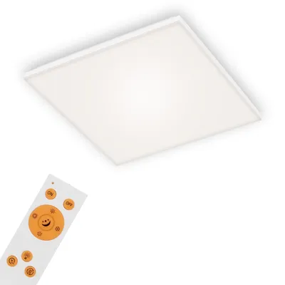 Obrázek produktu pro LED panel CCT stmívatelný bezrámový s dálkovým ovládáním bílý 24W IP20 kovový Briloner
