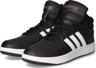 Produktbild von Adidas High Sneaker HOOPS 3.0 MID Sport Textil & Synthetik Schwarz Größe: 41/2