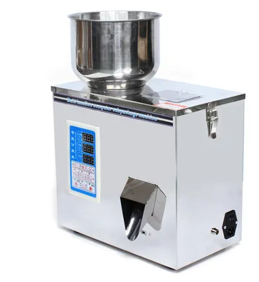 Produktbild von Automatische kleine Granulafüllmaschine, LCD-Digitalanzeige, hochwertiger Edelstahl, Verpackungsmaschine