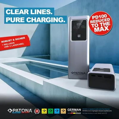 Obrázek produktu pro PATONA Powerbank 20 000mAh PD100W - Rychlé nabíjení kdekoli