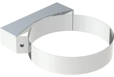 Produktbild von Jeremias DW-ECO 2.0 Abstandshalter starr 50 mm Ø 600 mm Edelstahl doppelwandig für Schornstein Abgassysteme