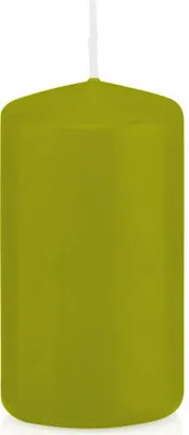 Produktbild von Wiedemann Stumpenkerzen Grün 80 x Ø 38 mm, 24 Stück