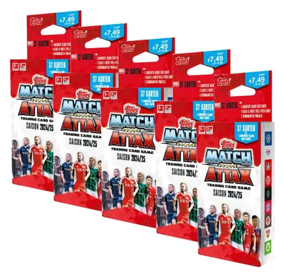 Immagine prodotto di Topps Match Attax Bundesliga - 2024/2025 - 5 blister