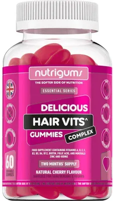 Productafbeelding van NutriGums Haargroeivitamine Complex, 60 kauwtabletten