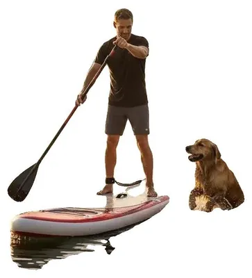 Obrázek produktu pro Nafukovací paddleboard, lehké, ideální pro začátečníky, červené