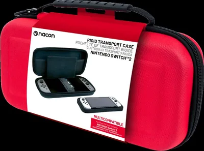 Produktbild von BIGBEN Nintendo Switch 2 Tasche Classic, Größe L, Farbe:Rot