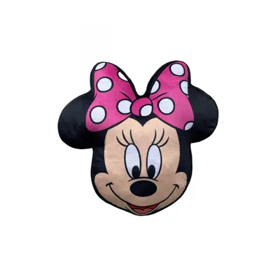 Produktbild von Geformtes Minnie Mouse Velours-Kissen – Dekokissen und Kuschelkissen