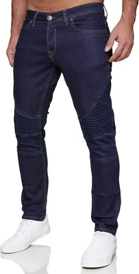 Produktbild von Tazzio Herren Jeans Biker Slim Fit 16517 Dunkelblau 32/36