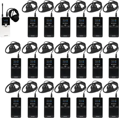 Produktbild von Retekess TT116 Bezdrôtový sprievodcovský systém, 50-kanálový tlmočnícky systém, 200m redukcia hluku, cirkevný prekladateľský systém pre cestovný ruch, továrne, konferencie