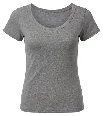 Image de T-shirt pour femmes DULCEY - gris, taille XS