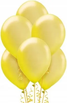 Zdjęcie produktu dla BALONY LATEKSOWE żółte 100szt balon żółty