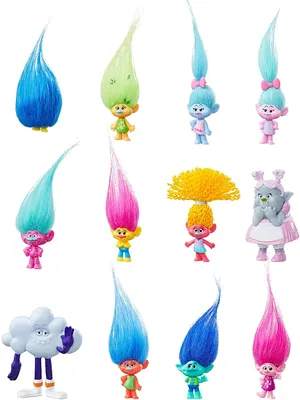 Obrázek produktu pro Hasbro B6554EU40, 4 rok/roky, Trolls, Vícebarevný, Plast