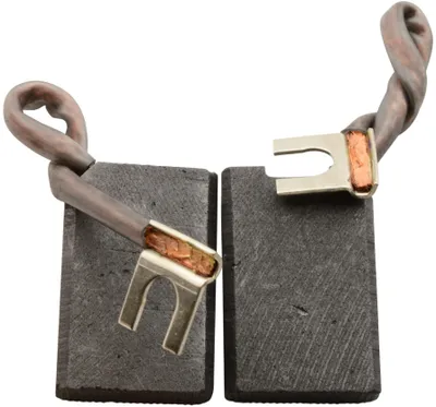Image de Brosses charbon pour marteau Milwaukee 350487 - 6,35x16x24mm