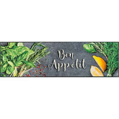Produktbild von wash+dry Schmutzfangmatte Bon Appétit - 60 x 180 cm
