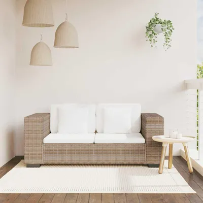 Produktbild von vidaXL 2-Sitzer Sofa Echtes Rattan