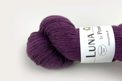 Immagine prodotto di Luna by Permin – 100% lana riciclata (senza mulesing e certificata Oeko-Tex) (18 lilla)