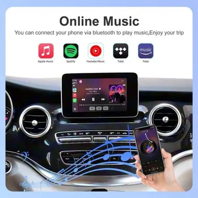 Immagine prodotto di Interfaccia per autoradio - CarPlay e Android Auto wireless - Supporto AirPlay - Installazione