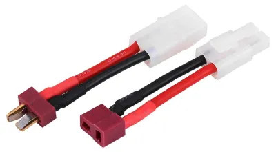 Batterieladeadapterkabel, T-Stecker, 14 AWG, 2 Stück, RC Zubehör