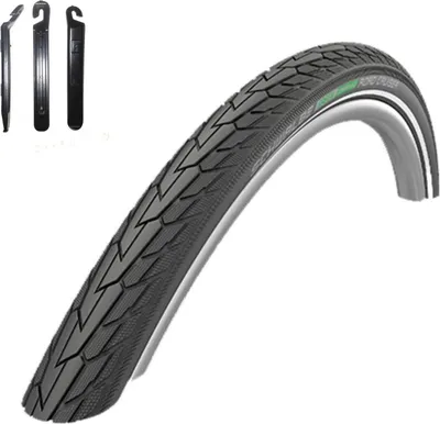 Produktbild von 1 x Schwalbe Road Cruiser Fahrradreifen Schwarz 47-559 (26 x 1,75) inkl. Reifenheber