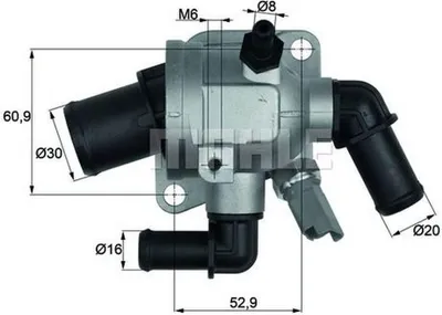 Produktbild von Behr Thermot-Tronik Thermostat, Kühlmittel  Ti 173 88