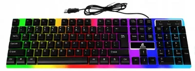 Produktbild von Verk 06207 Gaming-Tastatur mit Hintergrundbeleuchtung
