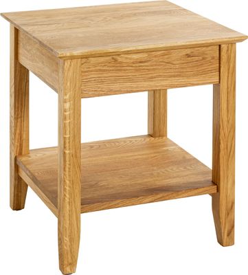 HAKU Möbel Beistelltisch eiche - Maße: B 45 cm x H 52 cm x T 45 cm; 54355