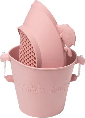 Produktbild von Zusammenfaltbares Silikon-Sieb für die Badewanne, Entenei Blau, leicht zu reinigen