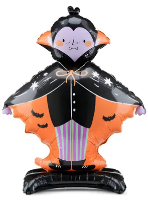 Productafbeelding van Dracula-vormige folieballon, 64x81 cm, mix