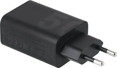 Image de Motorola Chargeur TurboPower 50W Duo USB-C + USB-A avec câble USB-C, noir