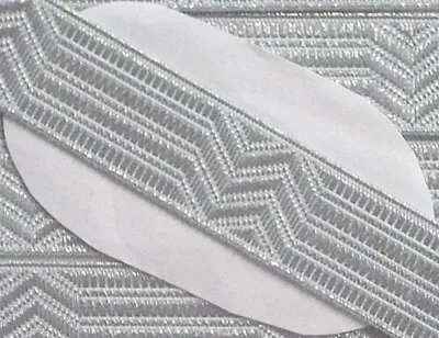 Produktbild von 3 m silberne Uniformtresse 15 mm