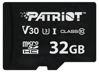Produktbild von Patriot 32GB VX Serie UHS-I SDHC Speicherkarte (PSF32GVX31MCH)