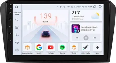 Obrázek produktu pro Autorádio s Bluetooth a CarPlay pro Mazda 3 (2004–2009), kompatibilní s Apple a Android, stereo systém, navigační systém, 6 GB RAM, 64 GB paměti