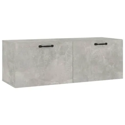 Zdjęcie produktu dla vidaXL Szafka ścienna betonowa szara 100x36,5x35 cm materiał drewnopochodny