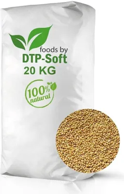 Obrázok produktu pre 20 kg proso žlté biele sypké krmivo pre vtáky zrno krmivo kanáriky budgerigar 20 kg